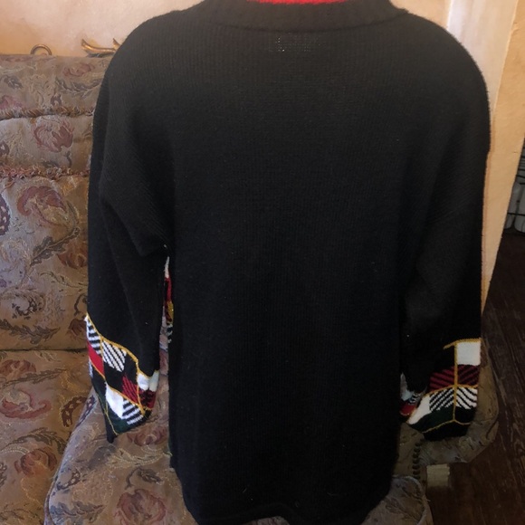 VTG Dana Scott “ugly” X-mas cat kitten sweater - Picture 5 of 7